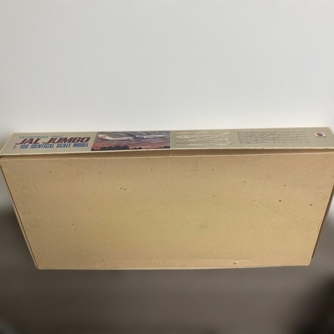 未組立｜NITTO日東 日航ジャンボ ボーイング747 1/100プラモデル