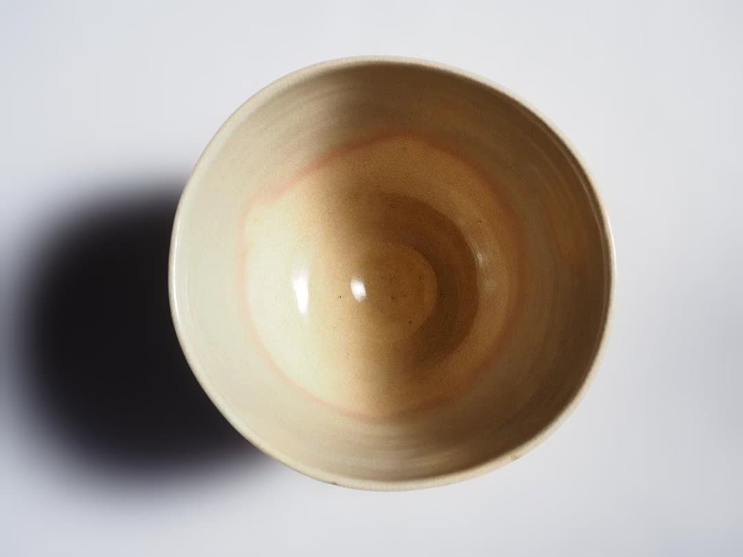 2代伊東陶山造『海上風静茶碗』（共箱）