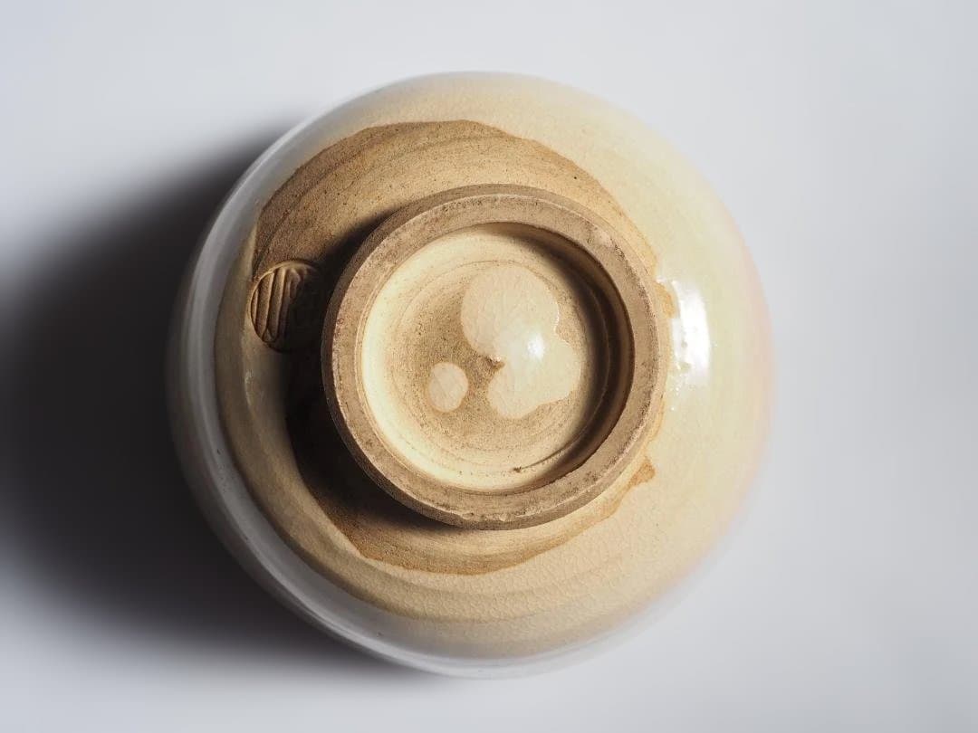 2代伊東陶山造『海上風静茶碗』（共箱）