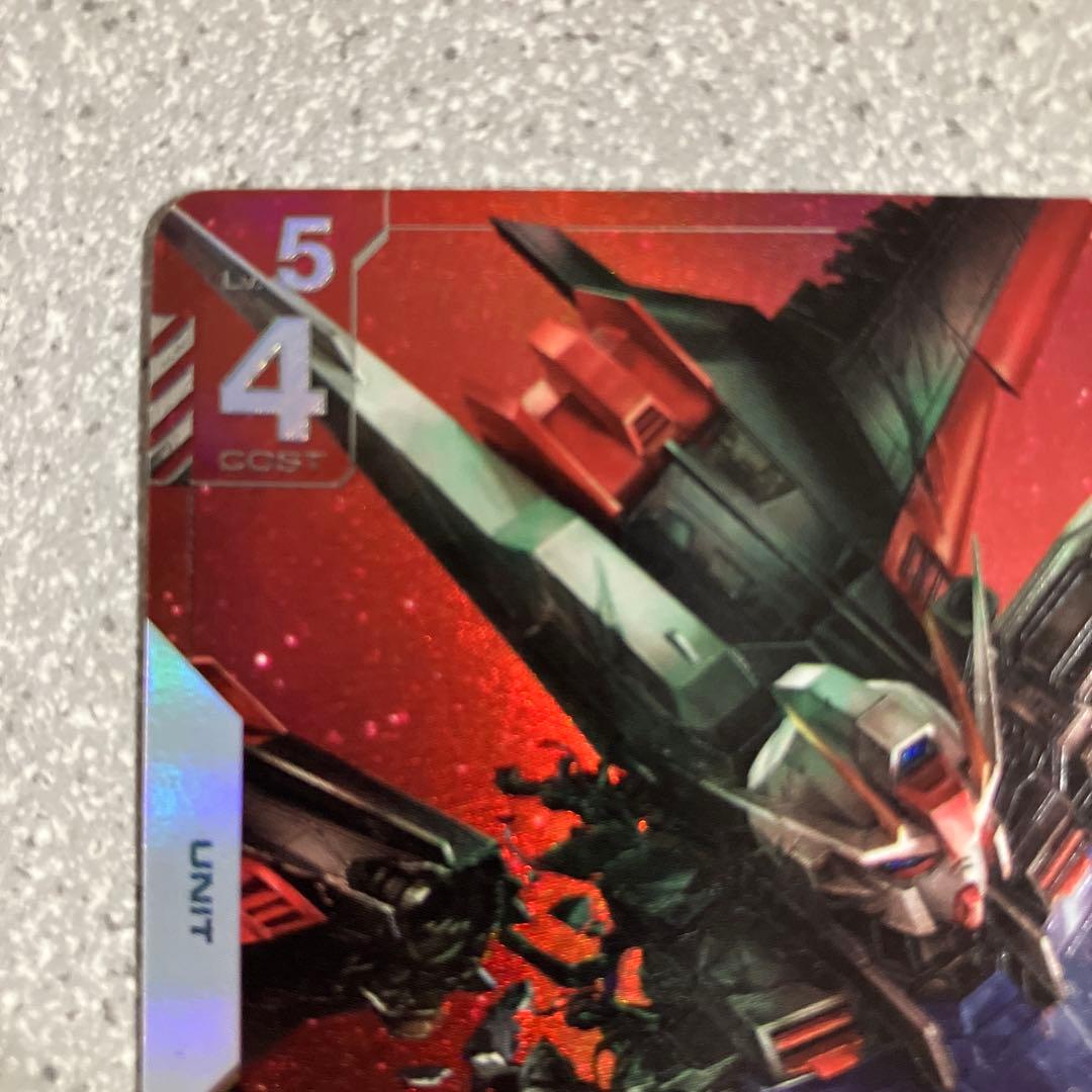 ☆ガンダムカードゲーム☆エールストライクガンダム☆パラレル☆未使用☆β版☆