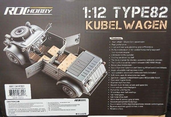 FMS 1/12 TYPE82 キューベルワーゲン