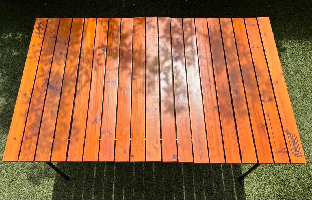 【値下げ中】Coleman アウトドアテーブル2点セット