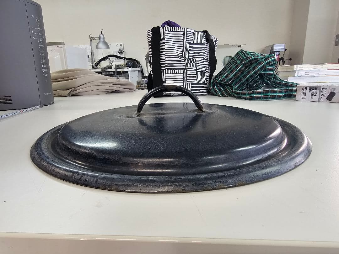 オランダ製ヴィンテージ ホーロー製 鍋蓋