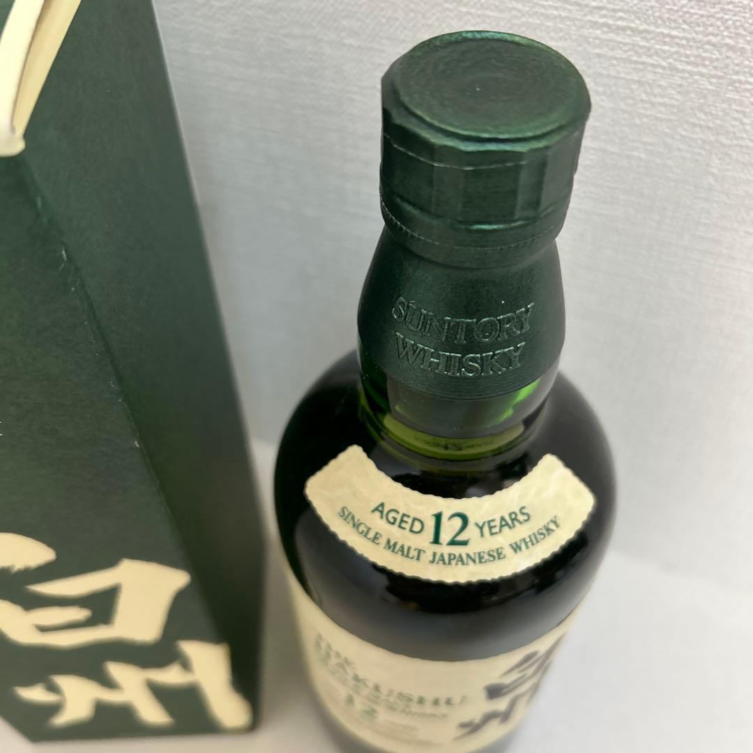 サントリー白州12年 シングルモルトウイスキー 箱付き