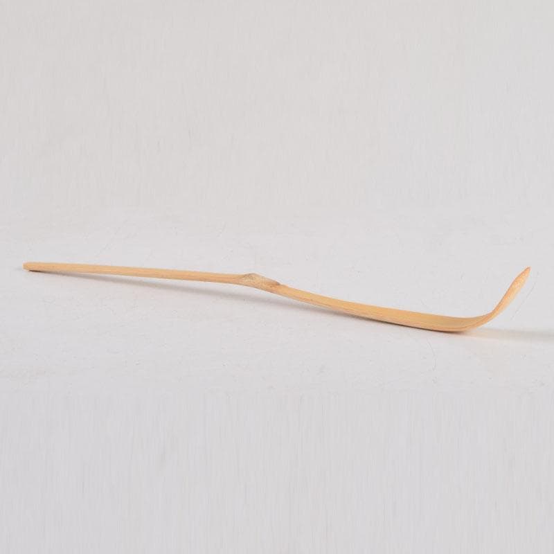 茶道具　茶杓師　影林宗篤作　茶杓　前大徳　福本積應書付　共筒共箱　V　8760