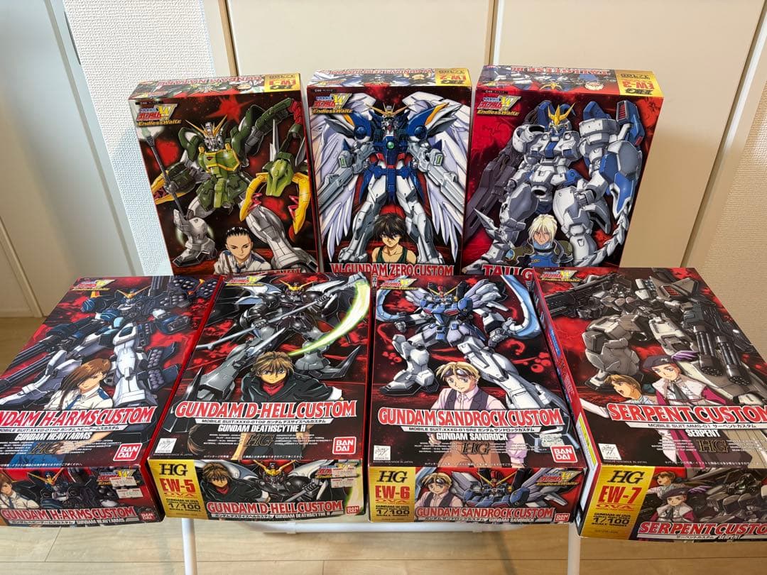 1/100 HG ガンダムW EW 7機コンプリートセット（旧キット）