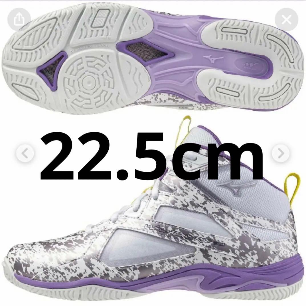 美品！限定カラーミズノ ウエーブダイバースLG4 Ltd 22.5センチ