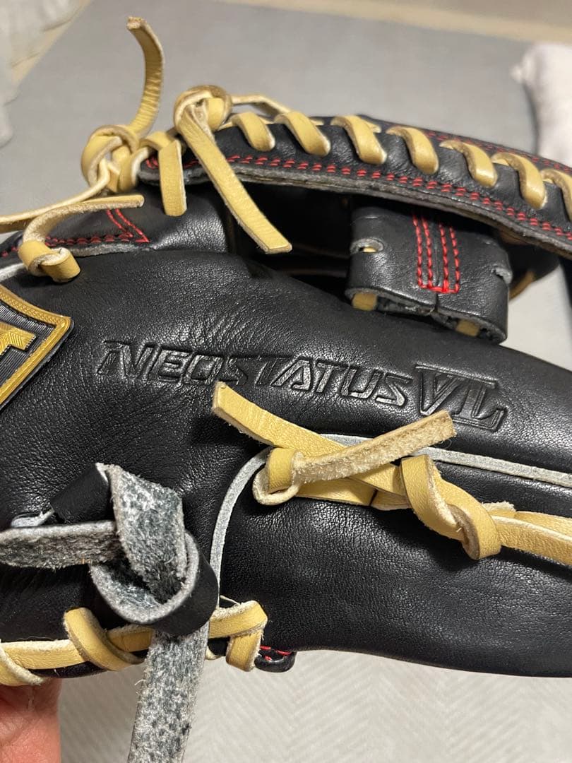 NEO STATUS VL軟式野球用グローブ 内野大きめ黒