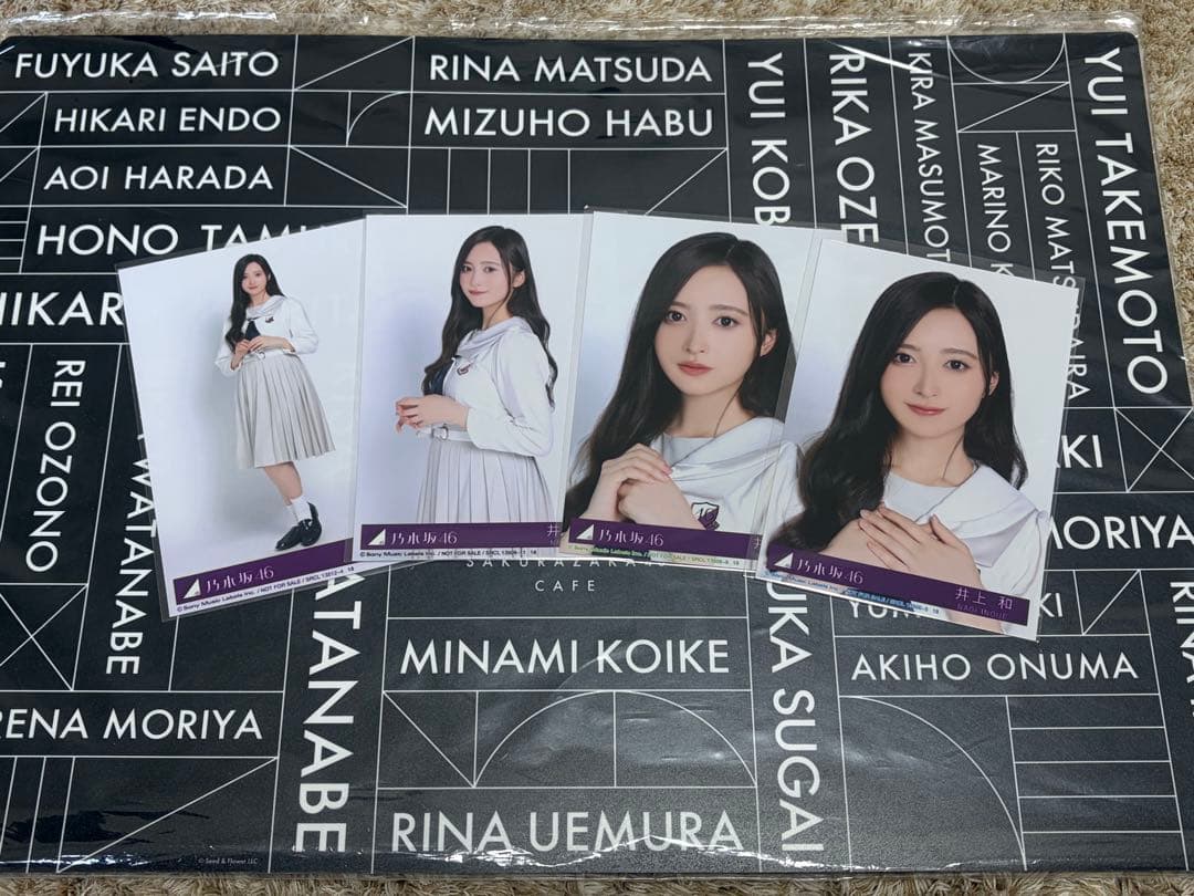 井上和 生写真 My respect アルバム 封入 乃木坂46 4種 コンプ