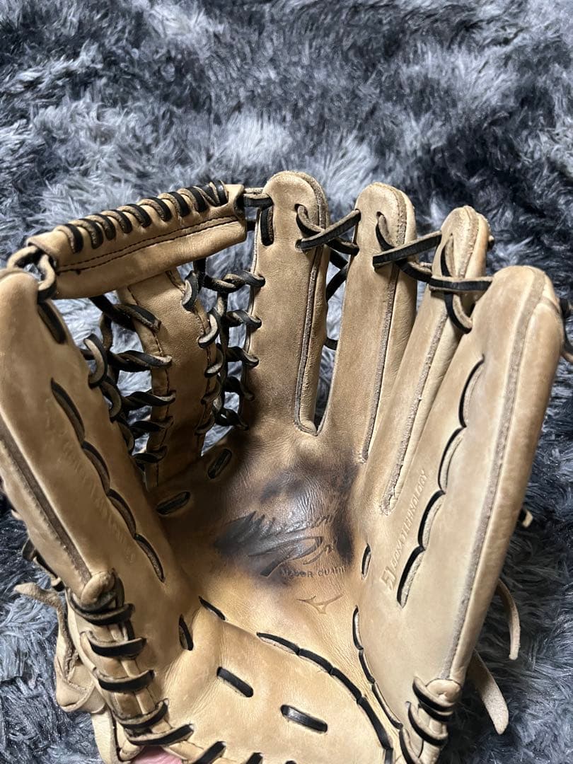 Mizuno Pro 硬式外野グローブ ベージュ