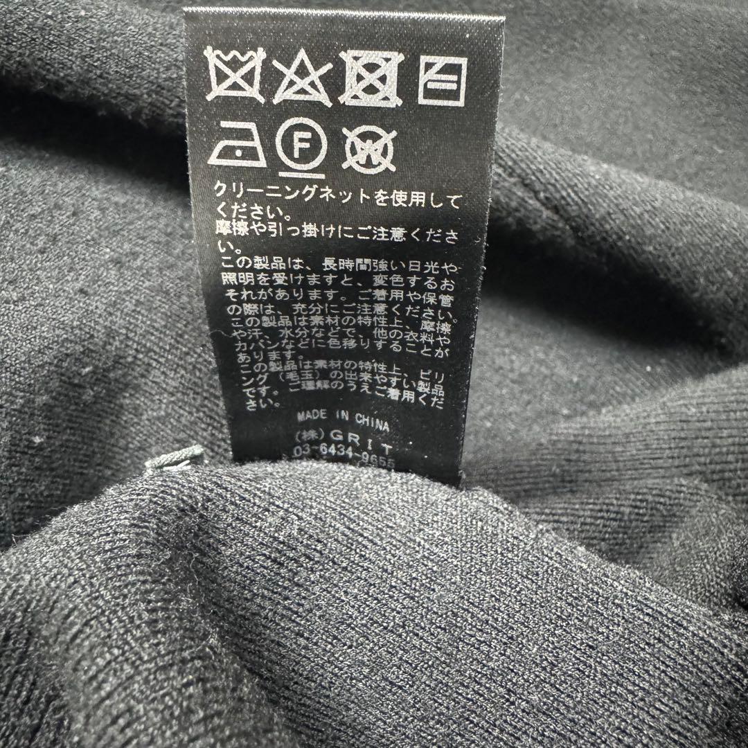 OBSIDIAN オブシディアン ハイゲージウール ニットフーディー XL 黒