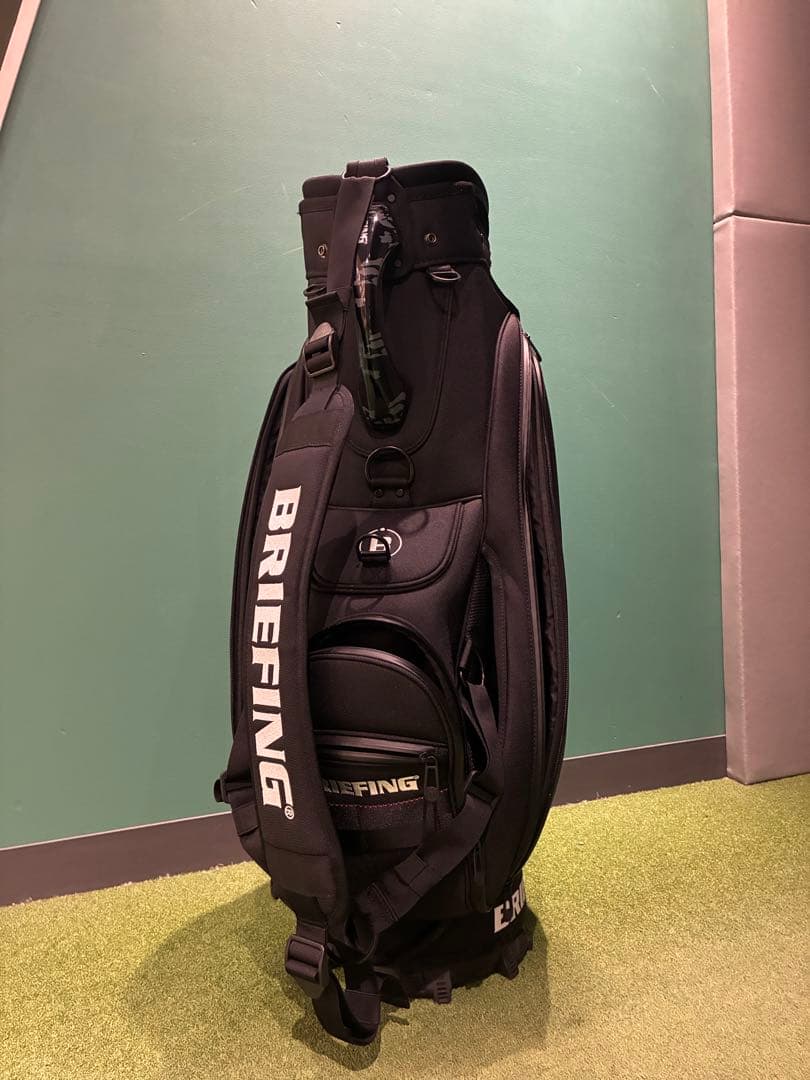 BRIEFING ブラック キャディバッグ　CR-3 #03