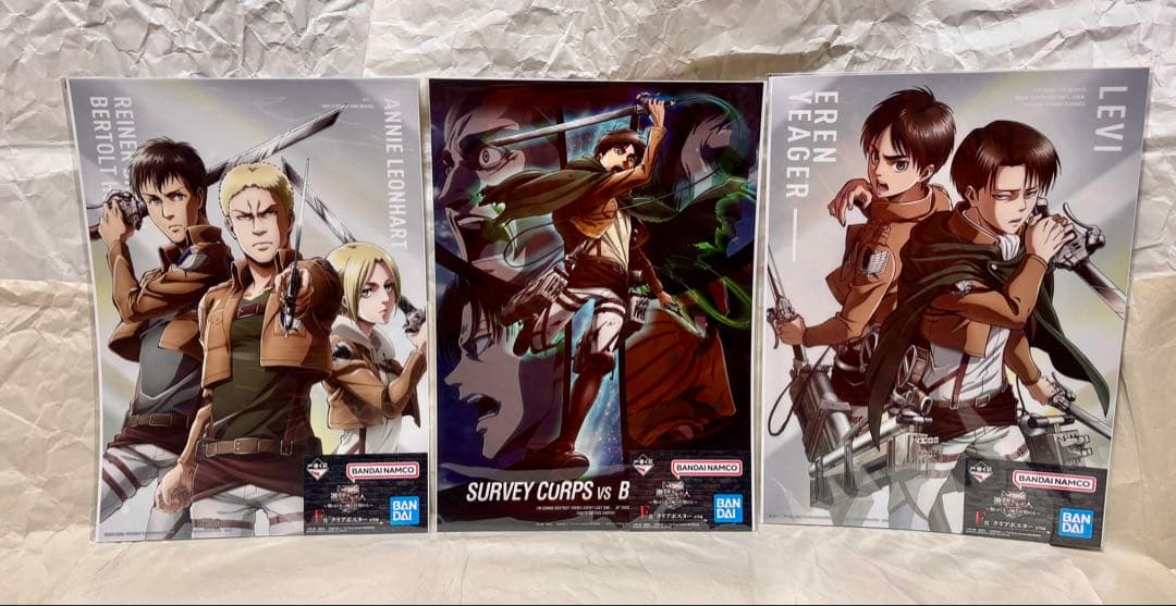 一番くじ 進撃の巨人 リヴァイ & 超大型巨人フィギュア ねんどろいど 2種他