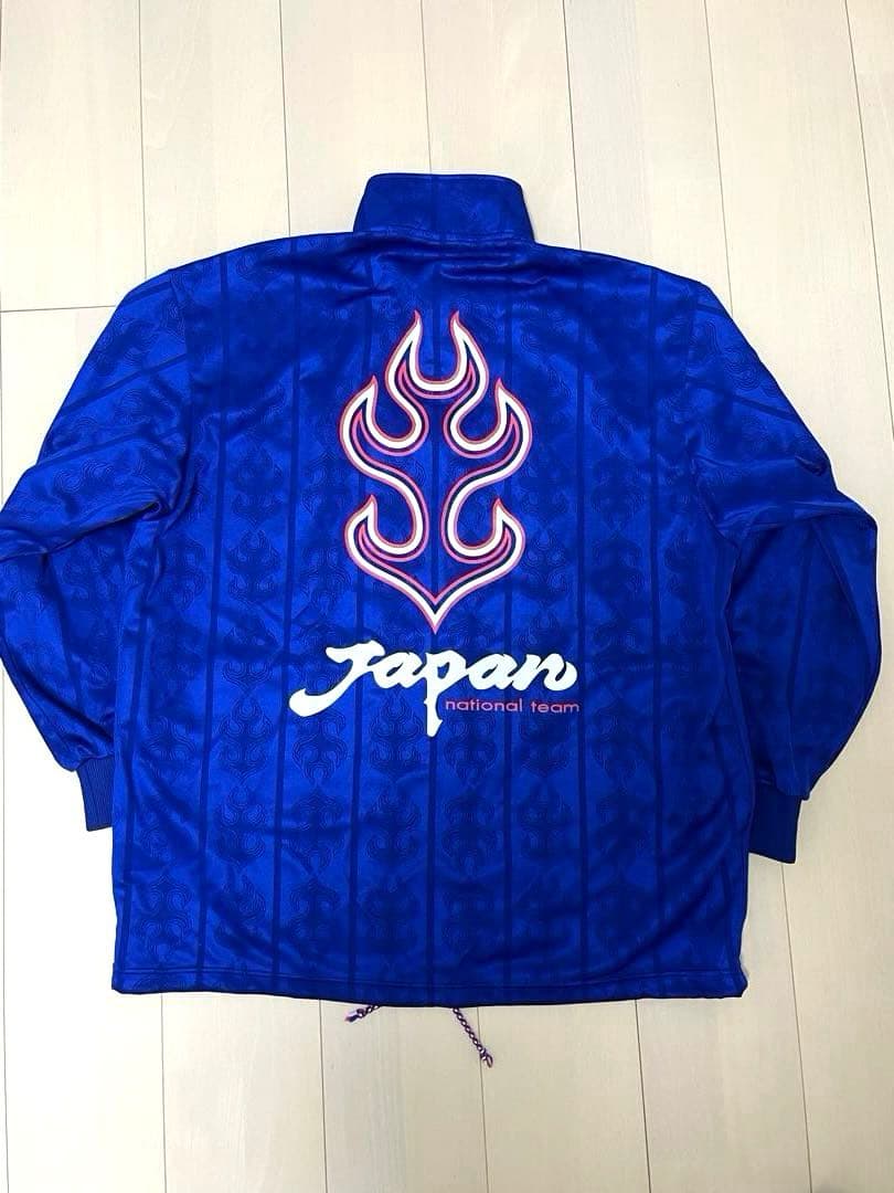 asics サッカー日本代表ジャージ 上下セット 1997-1998 サイズXL