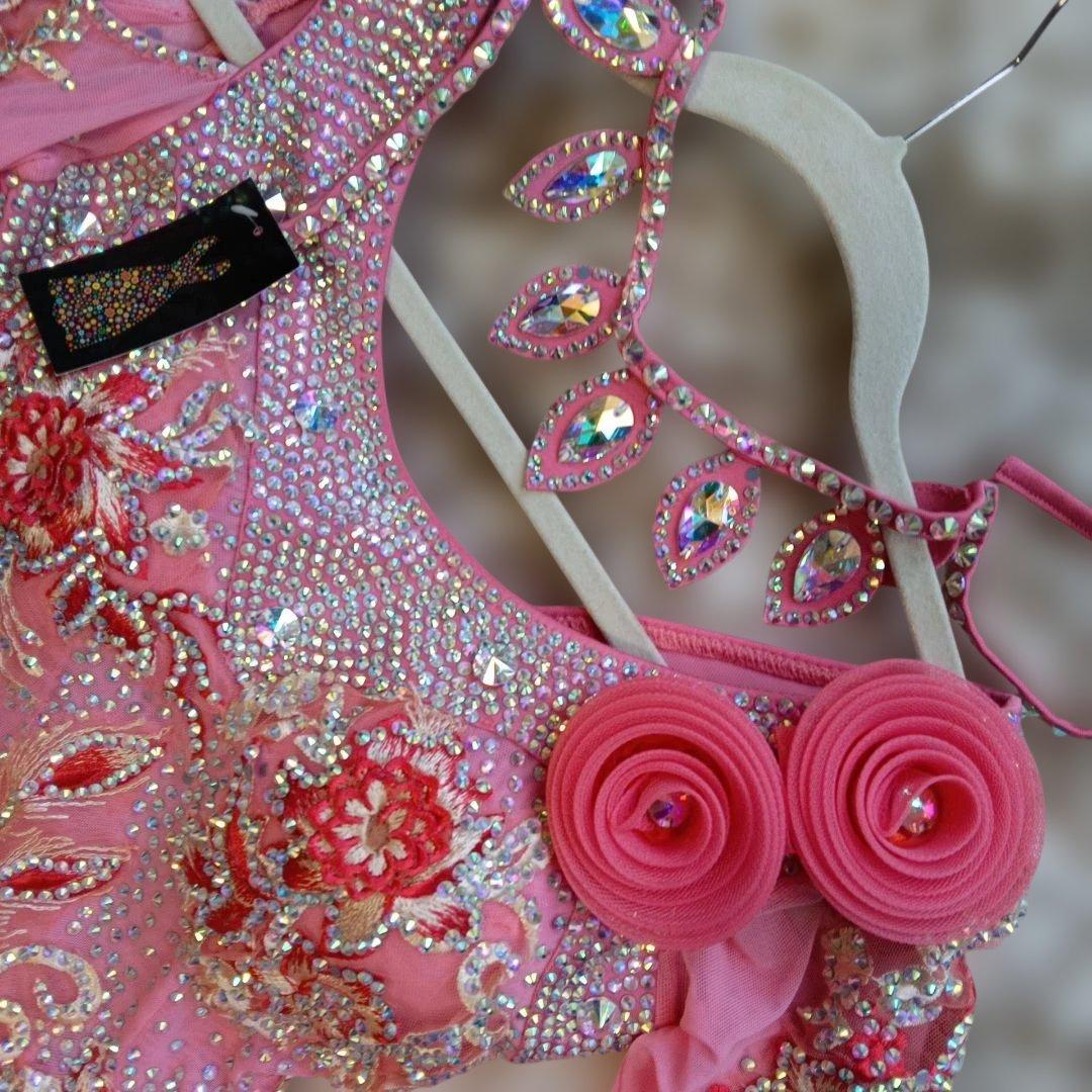 社交ダンス　競技会、デモ用ドレス