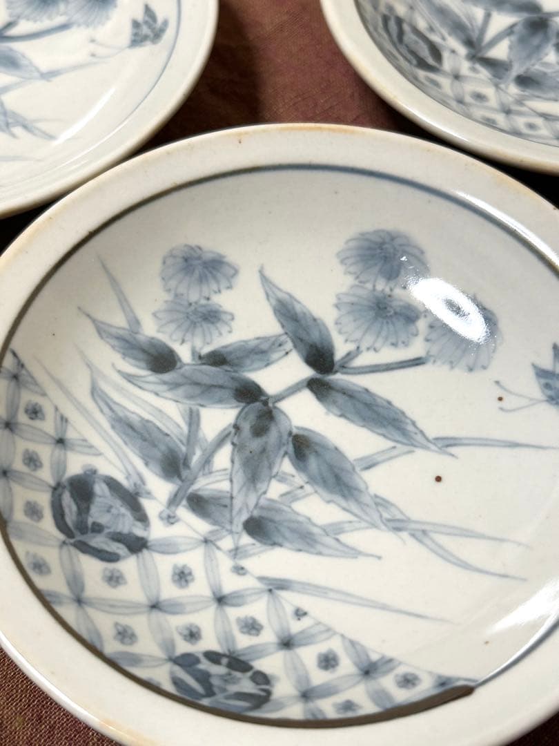 佐藤走波 五代 六十三歳作 取皿揃 「野菊」