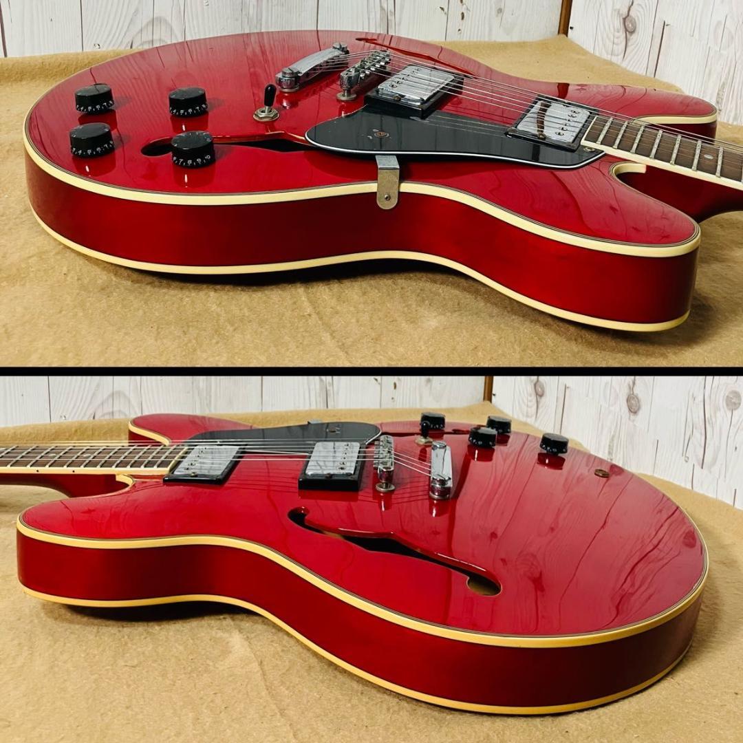 Tony Smith セミアコ ハードケース付き レッド ギター ES-335