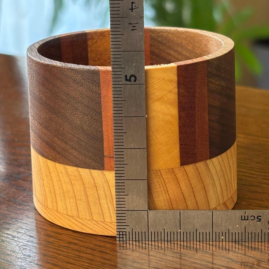 ΣＮ+F/9 paper cup holder 寄せ木カップ エヌエフナイン