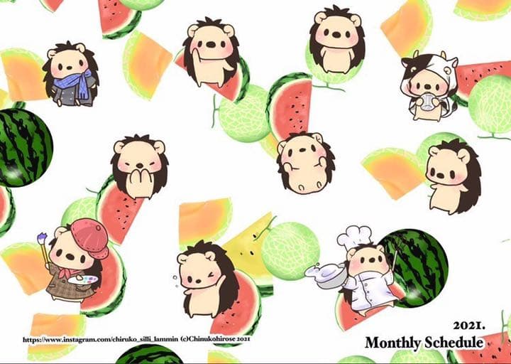 2021年スケジュール帳　完売しました