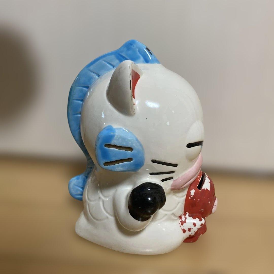 はんぎょどん 忍者もんじゃ貯金箱 招き猫 まねきバンク サンリオ昭和レトロ