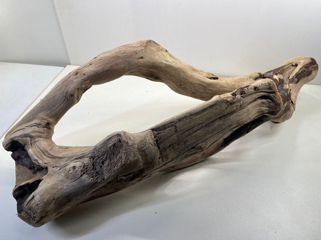 n85大型流木 アク抜き済み 爬虫類シェルター 登り木 レイアウト用 インテリア