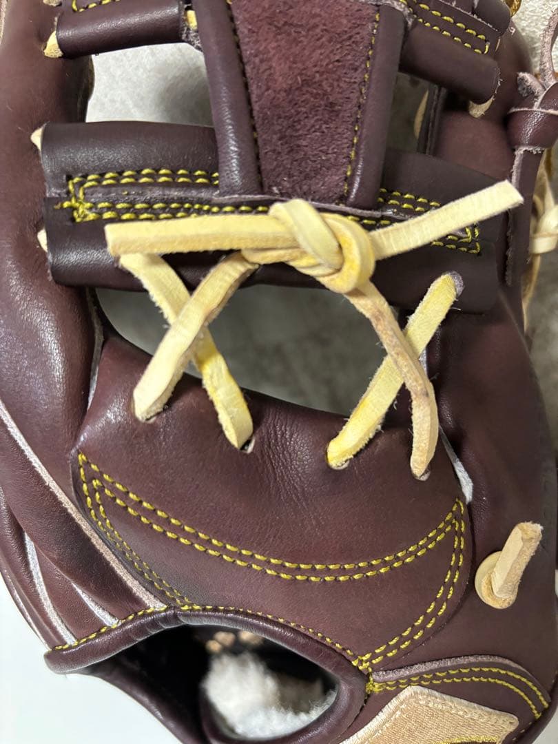 久保田スラッガー 軟式 BR1 バーガンディ 湯もみ型付け済み　内野手用