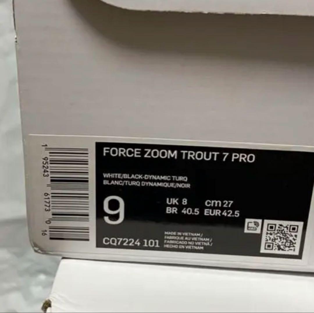 NIKE 野球スパイク トラウトモデル 27cm 限定品