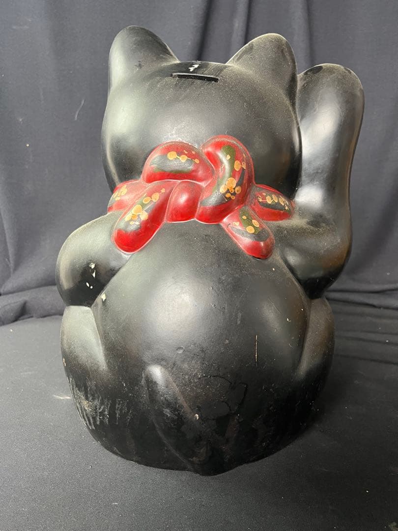 黒い招き猫 約30cm