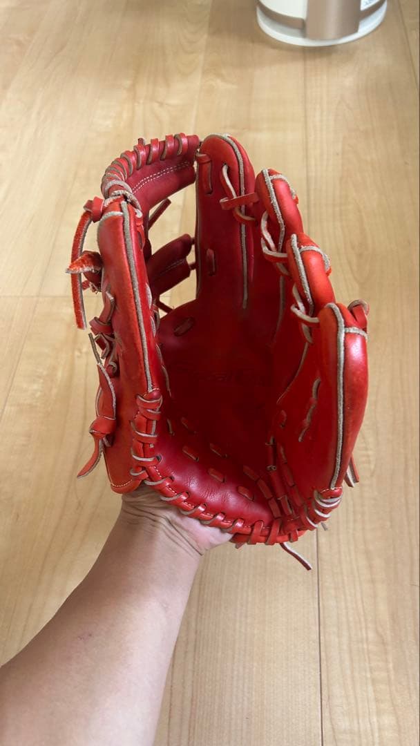 Global Elite 野球用グローブ 赤