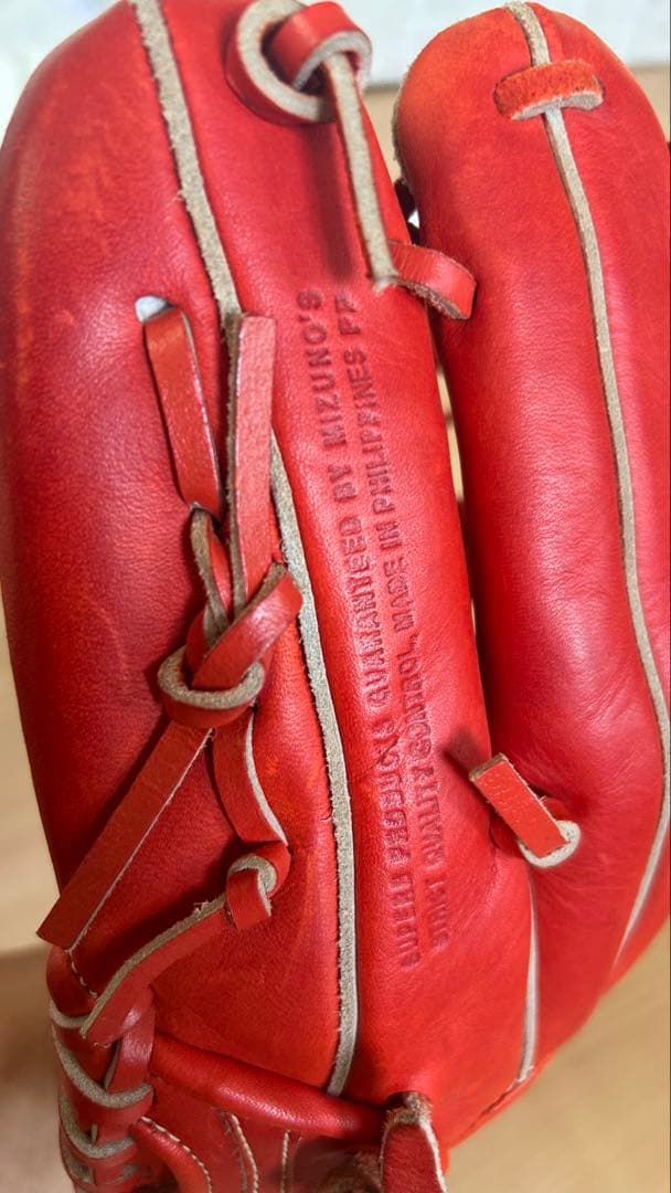 Global Elite 野球用グローブ 赤