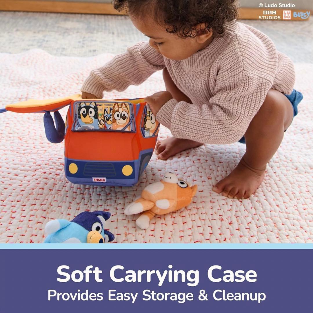 日本未発売GUND Bluey 公式 5ピース ぬいぐるみプレイセット 知育玩具