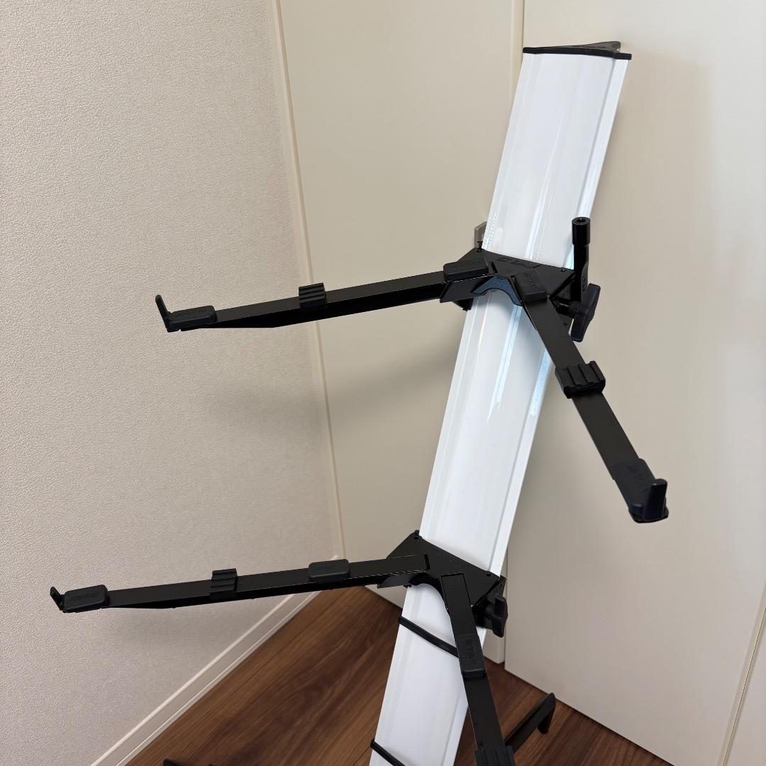 <値下げ>STAY Tower 1300/02 ホワイト 2段キーボードスタンド