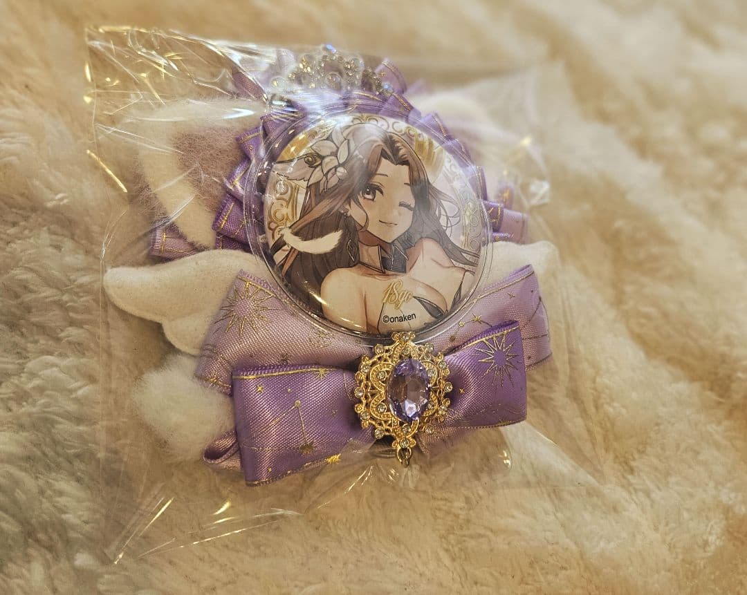 女子研究大学　18号　ポップコーン缶バッジレア