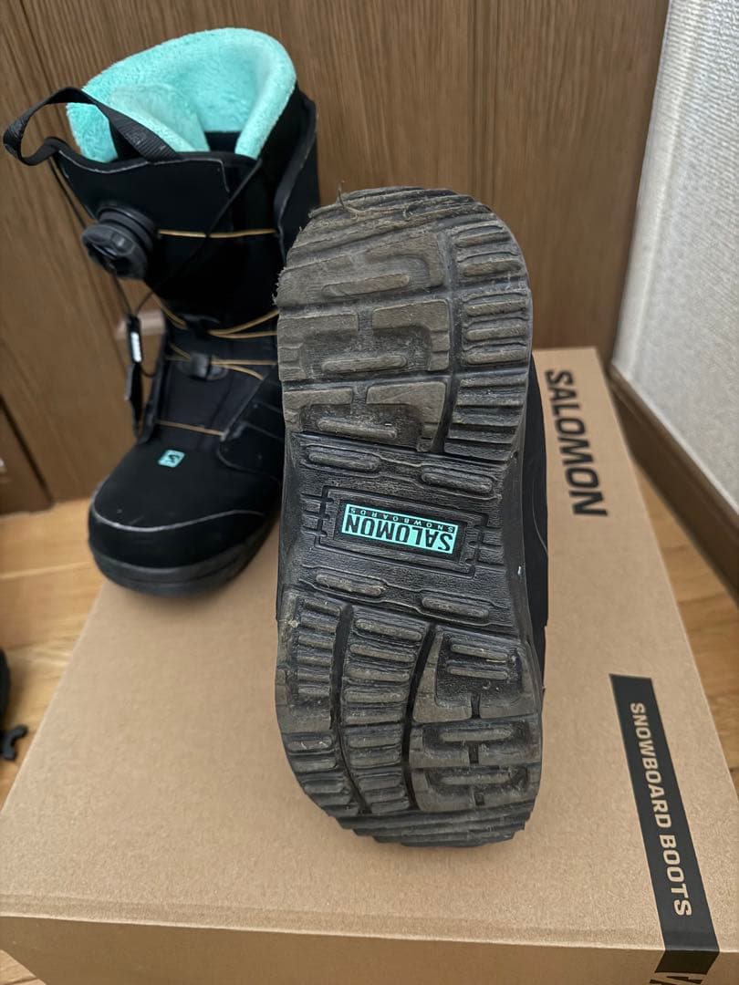 SALOMON PEARL BOA J 24.5cm ブラック