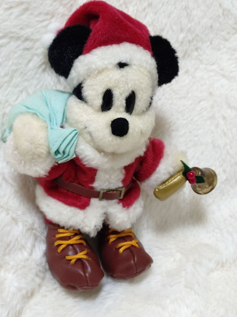 【希少】ミッキー　クリスマス　ディズニー　激レア　ヴィンテージ　入手困難　ぬいば