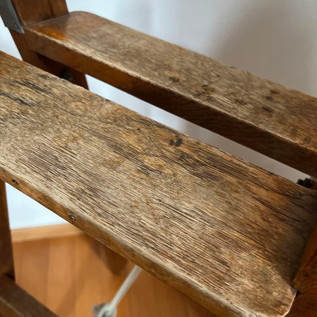 アンティーク　脚立　インテリア