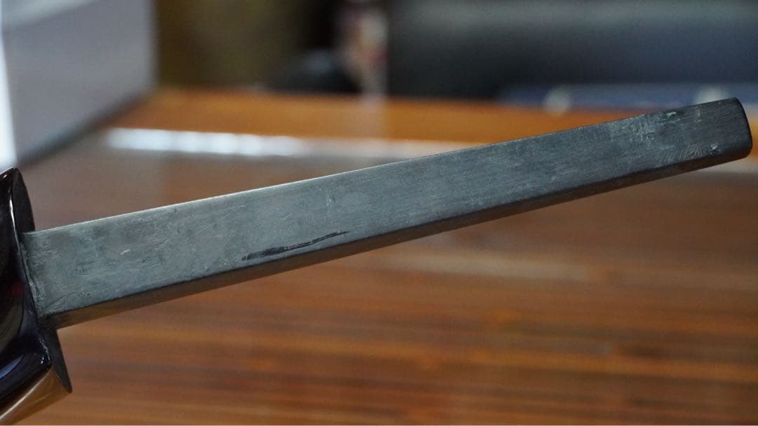 野村流元会長　五十年前にコザで取引した與那城型三線　黒木材　スンチー塗り