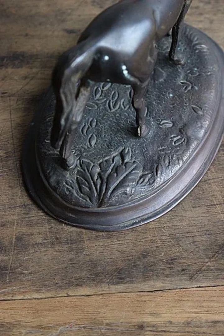 フランスアンティーク　ブロンズ　馬　ホースモチーフ