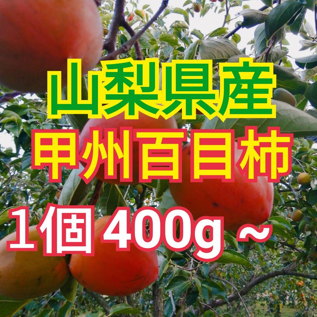 三匹のぶた様　干し柿・枯露柿 用　渋柿　甲州百目柿　1個400g以上　20kg