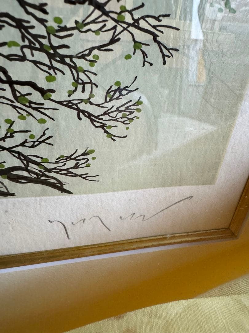 ヒロヤマガタ　シルクスクリーン　80号　証明書あり