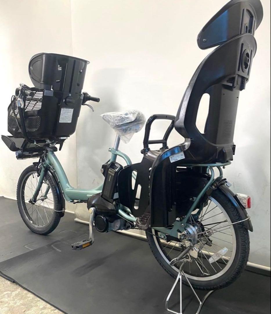 1年保証　ブリヂストン　20インチ　子供乗せ　3人乗り 電動アシスト自転車