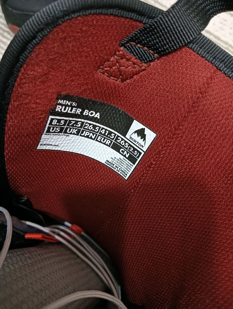 Burton RULER BOA スノーボードブーツ 26.5cm