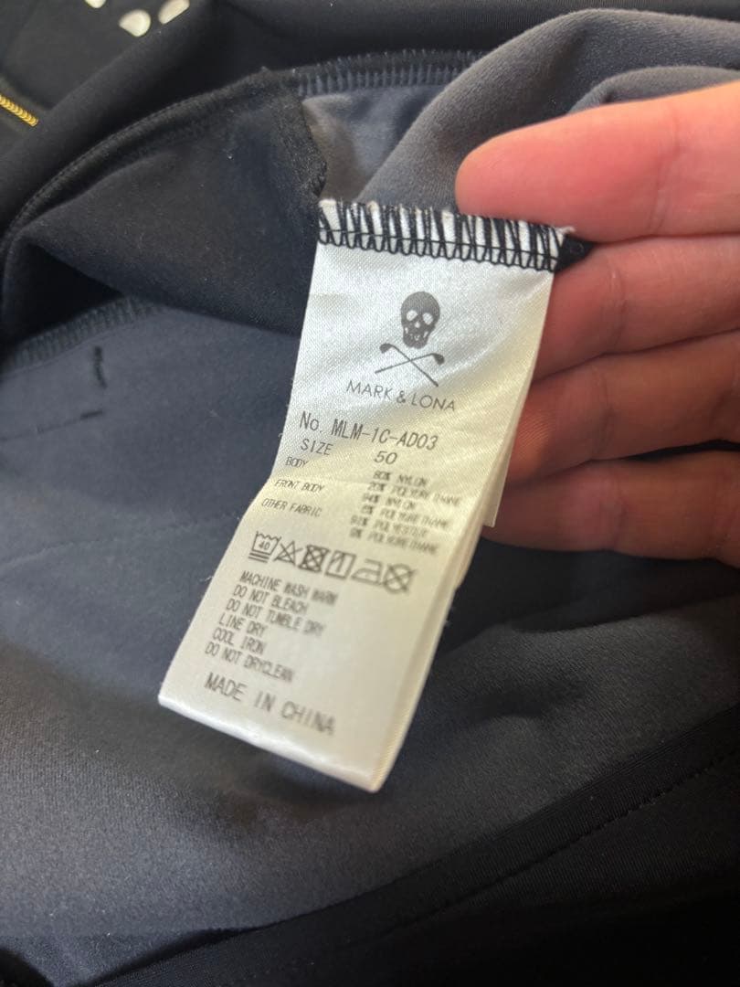 MARK & LONA ポルカドットジャケット　50　美品