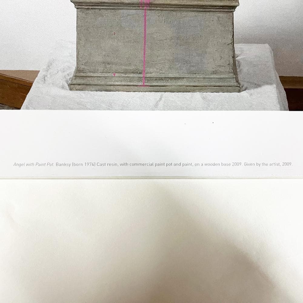 【限定額装】Banksy Angel with Paint プリント/バンクシー