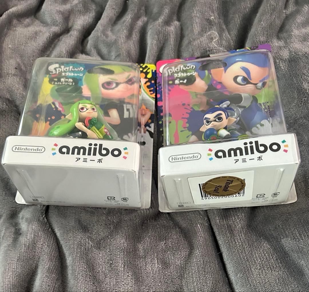 ライムグリーン　ブルー　amiibo