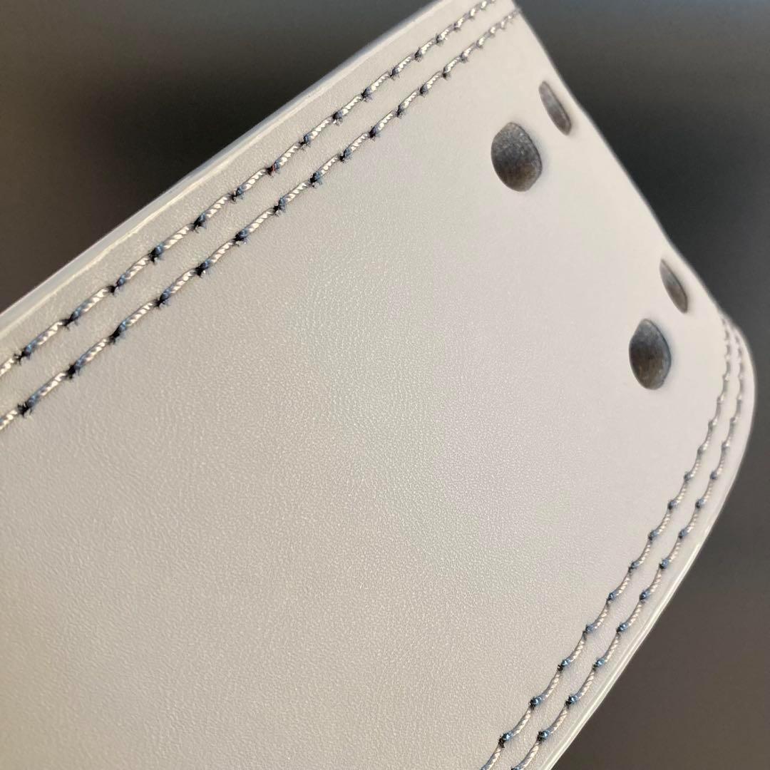 本革13ミリ パワーベルト パワーリフティング 筋トレ レバーアクション グレー