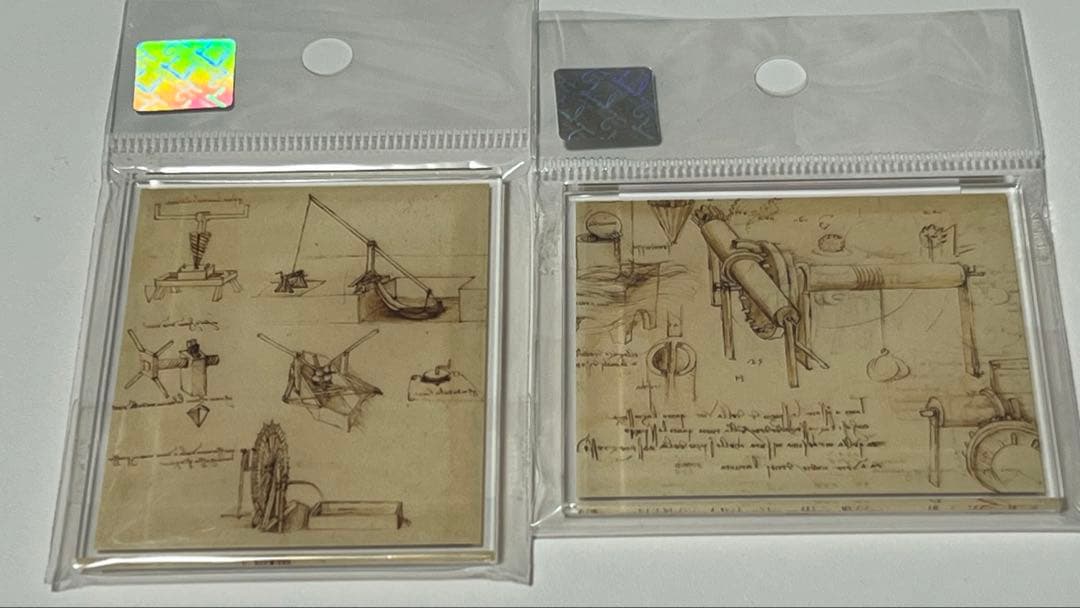 【新品】天空のアトラス ダ・ヴィンチ Tシャツ マグネット 缶バッチ イタリア