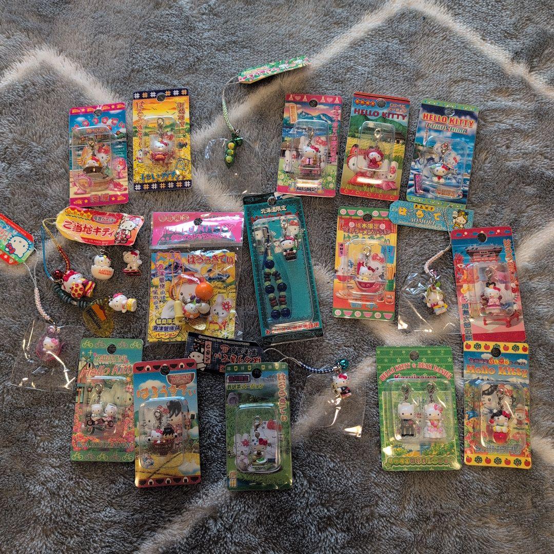 た*ぽ様 【東北信州】ハローキティ御当地 キーホルダーセット