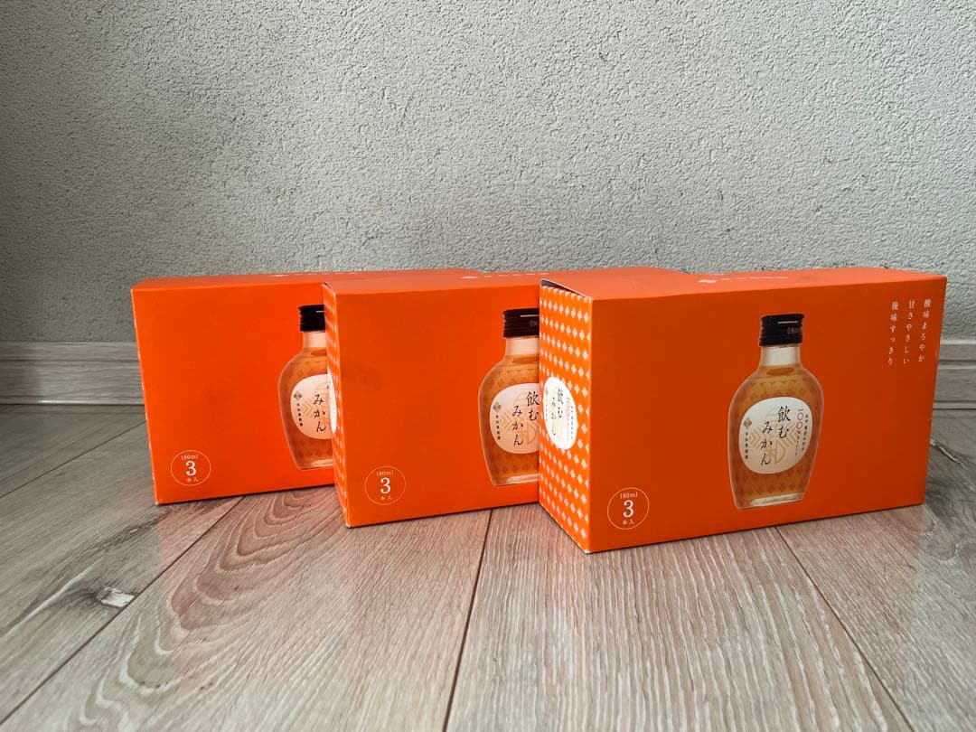 早和果樹園 飲むみかん 100％ ジュース １２箱（３６本）