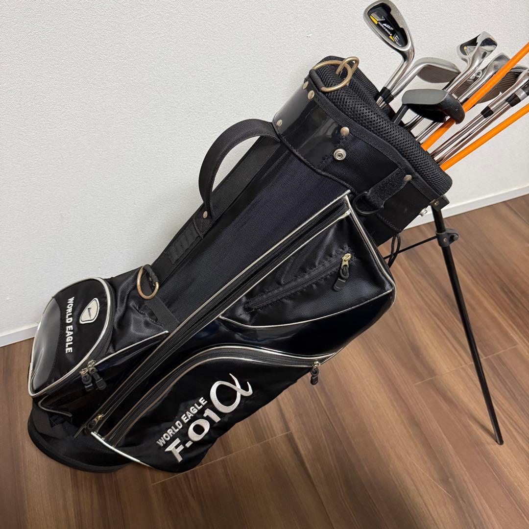 ワールドイーグル WE-5Z メンズゴルフセット 初心者 キャディバッグ付き
